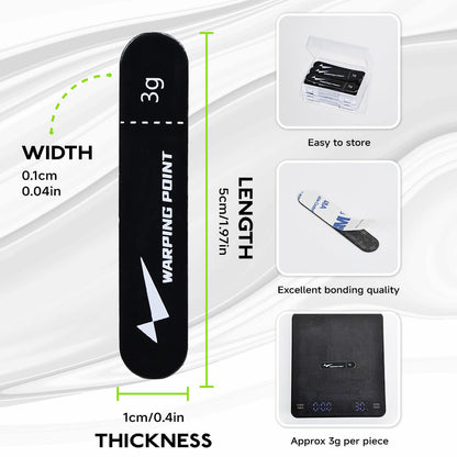 Pickleball Lead Tape - Black